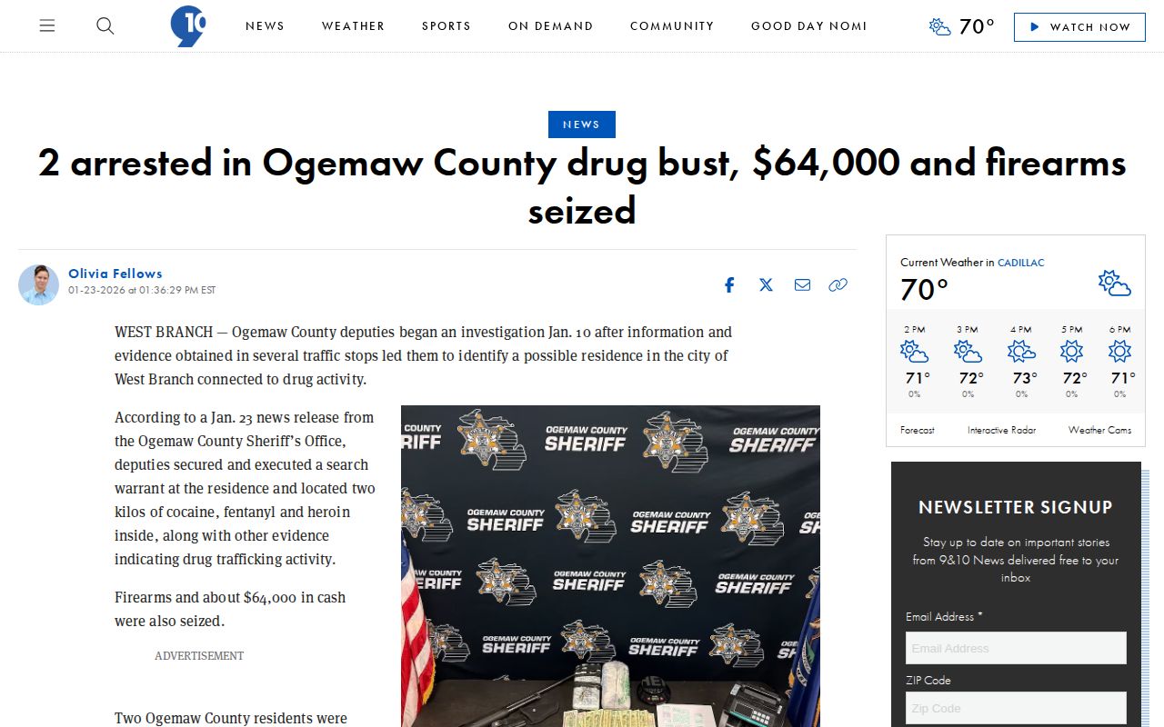 Regional Ogemaw enforcement report